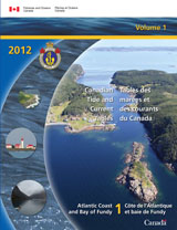 Livre SHC : Tables de marées et courants du Canada