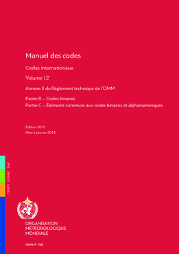 Book WMO: Manuel des codes - Volume I.2