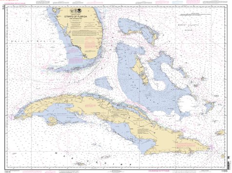 Chart NOAA 11013: Straits of Florida and Approaches