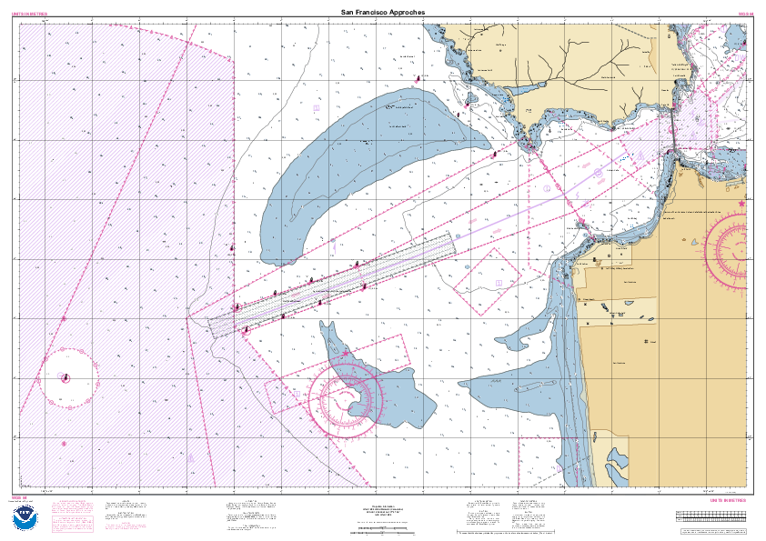 NOAA Custom Chart: San Francisco approaches