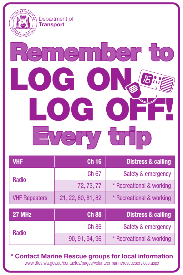 Sticker: Remember to log on and log off