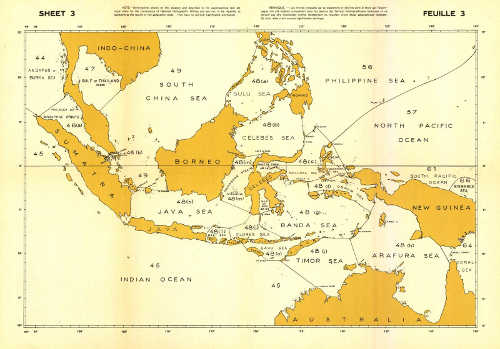 Map IHO: Limits of Oceans and Seas, sheet Indonesia