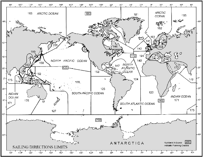 Map NGA: Limit of sailing directions