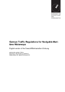 Book BSH: German Traffic Regulations for Navigable Maritime Waterways